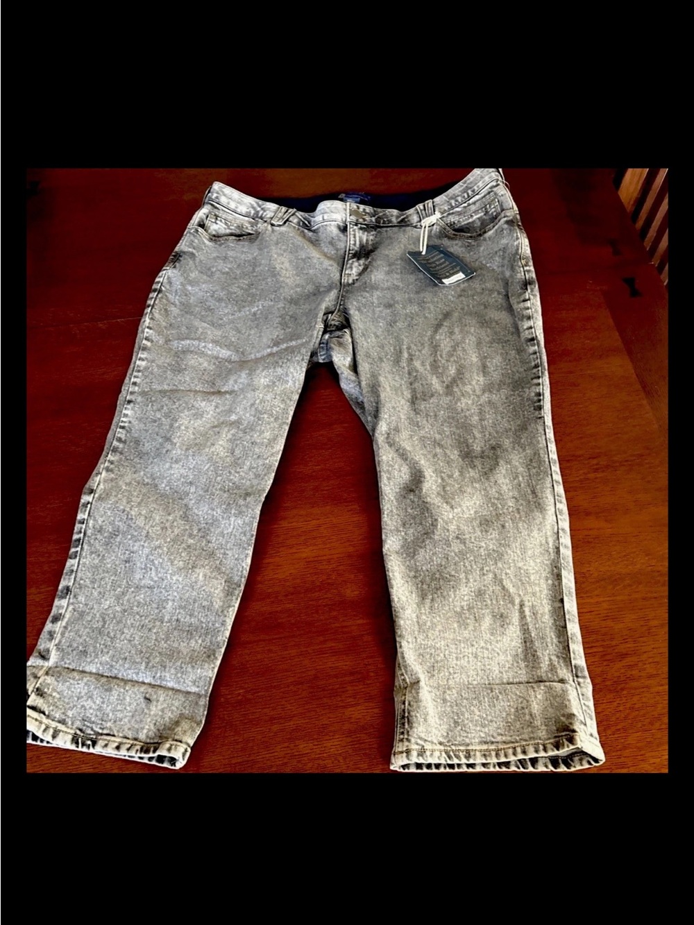 BNWT Democracy Ab solution Skyrise Wash gray/black Women’s Pants Plus Size 20W